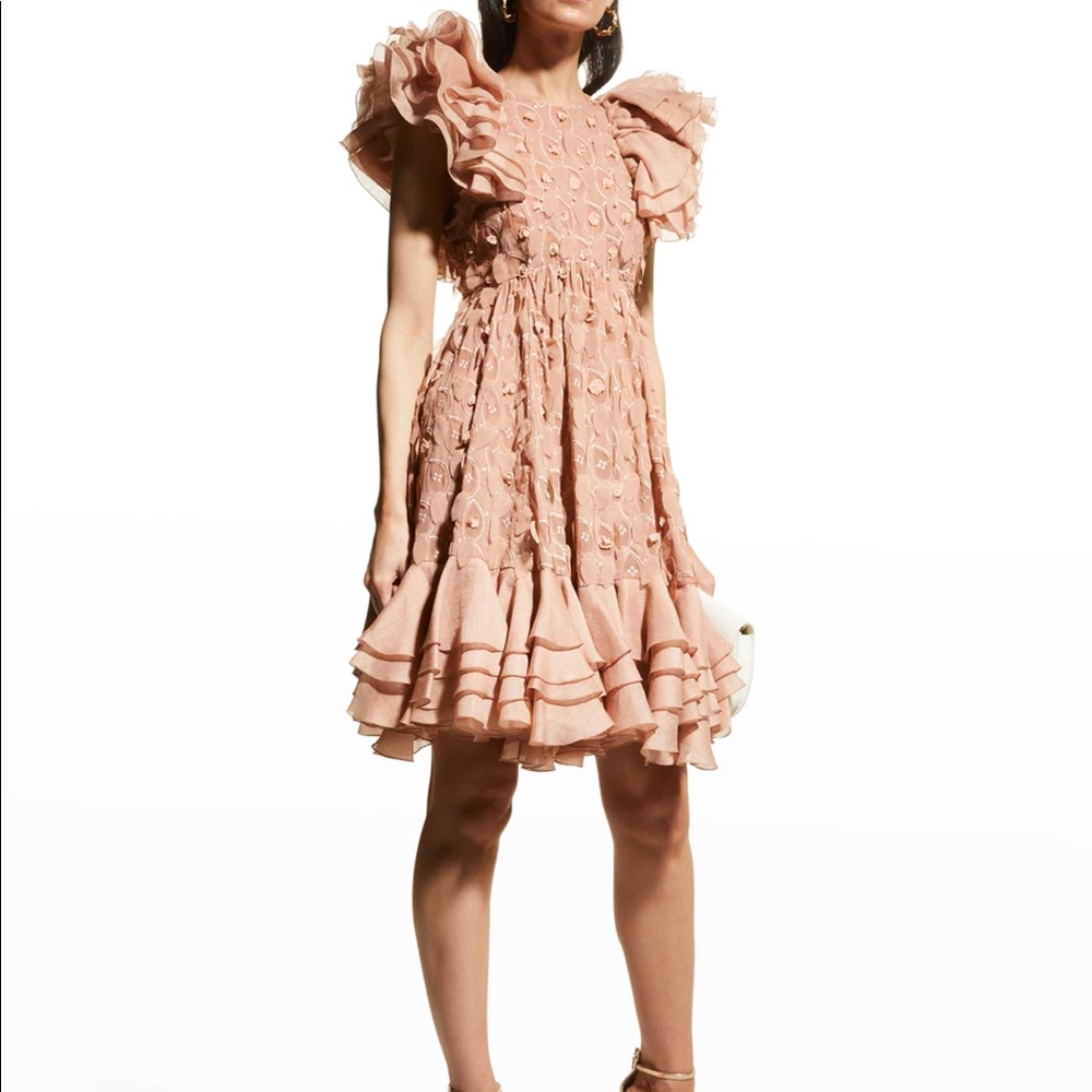 Zimmermann Mini Babydoll Dress Size 4